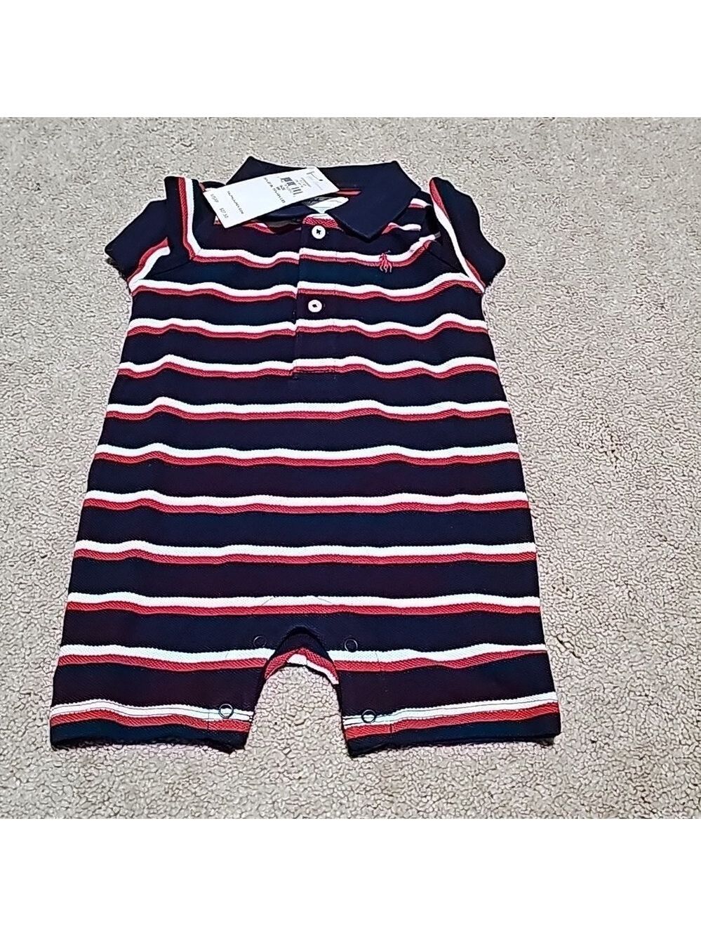 Polo ralph lauren one piece romper collared boys - Picture 3 of 6
